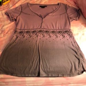 Calvin Klein button tee